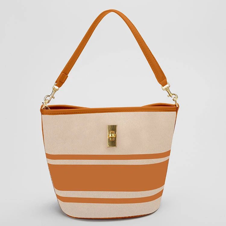 Ženske platnene ročne torbice čez ramo Bucket